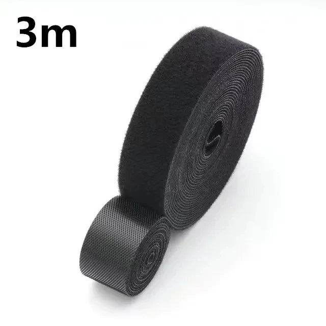 1/5M Cable Organizer Tape – Nylon Wire Management Strap for Earphones, Mouse & Charging Cables