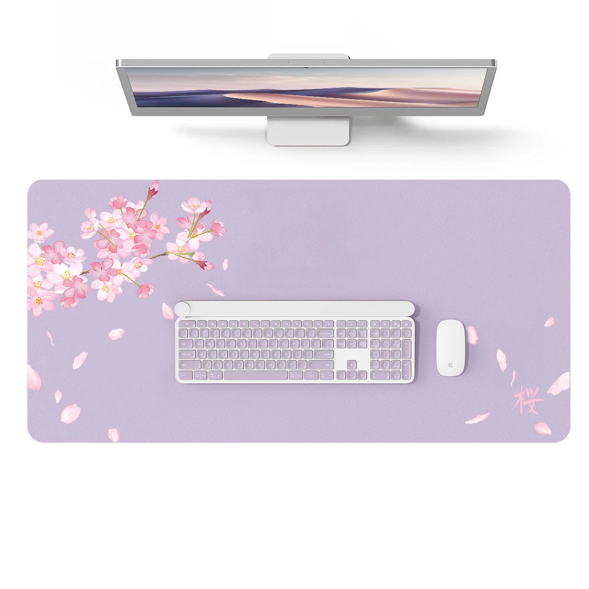 Mouse Pad Large Office Desk Mat, Waterproof PU Leather Desktop Keyboard Desk Pad Gaming Mousepad Desk Writing Pad