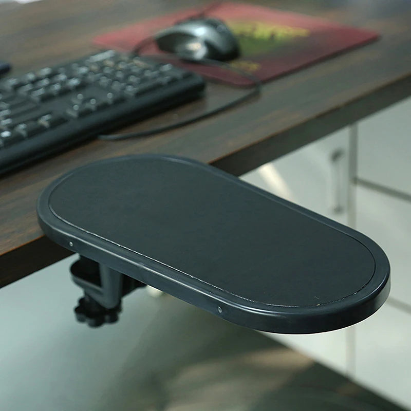 Computer Arm Rest For Desk Adjustable Ergonomic Wrist Rest Support For Keyboard Armrest Extender Rotating Mouse Pad Holder