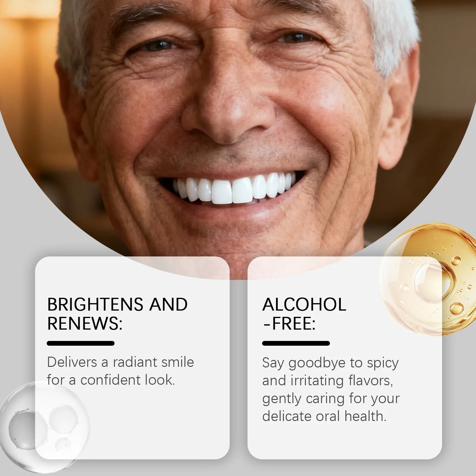 Instant Whitening Mouthwash Remove Mouth Bad Odor Reduce Teeth Stains Comtable Quick Oral Cleansing Refreshing Menthol Mouthwash