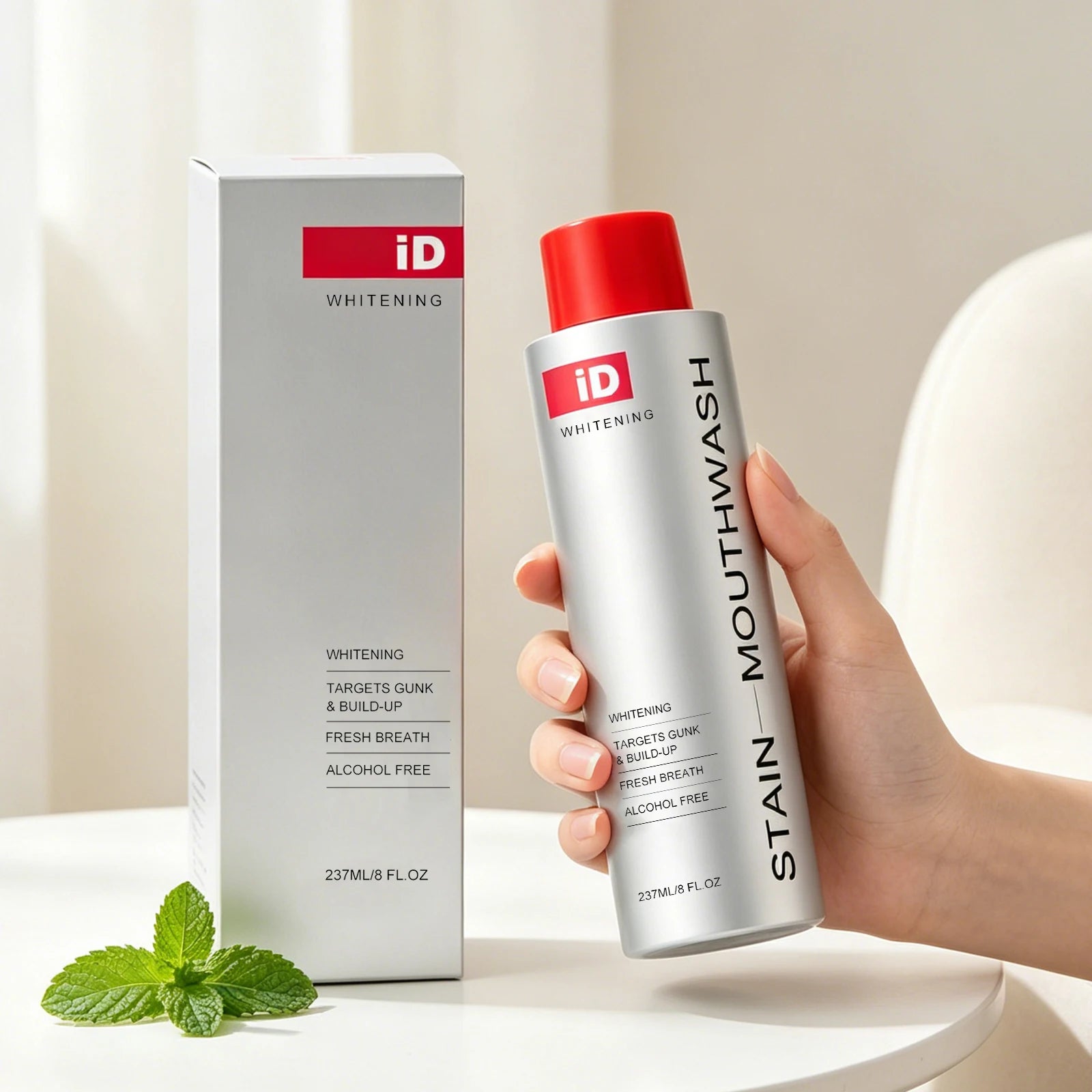 Instant Whitening Mouthwash Remove Mouth Bad Odor Reduce Teeth Stains Comtable Quick Oral Cleansing Refreshing Menthol Mouthwash