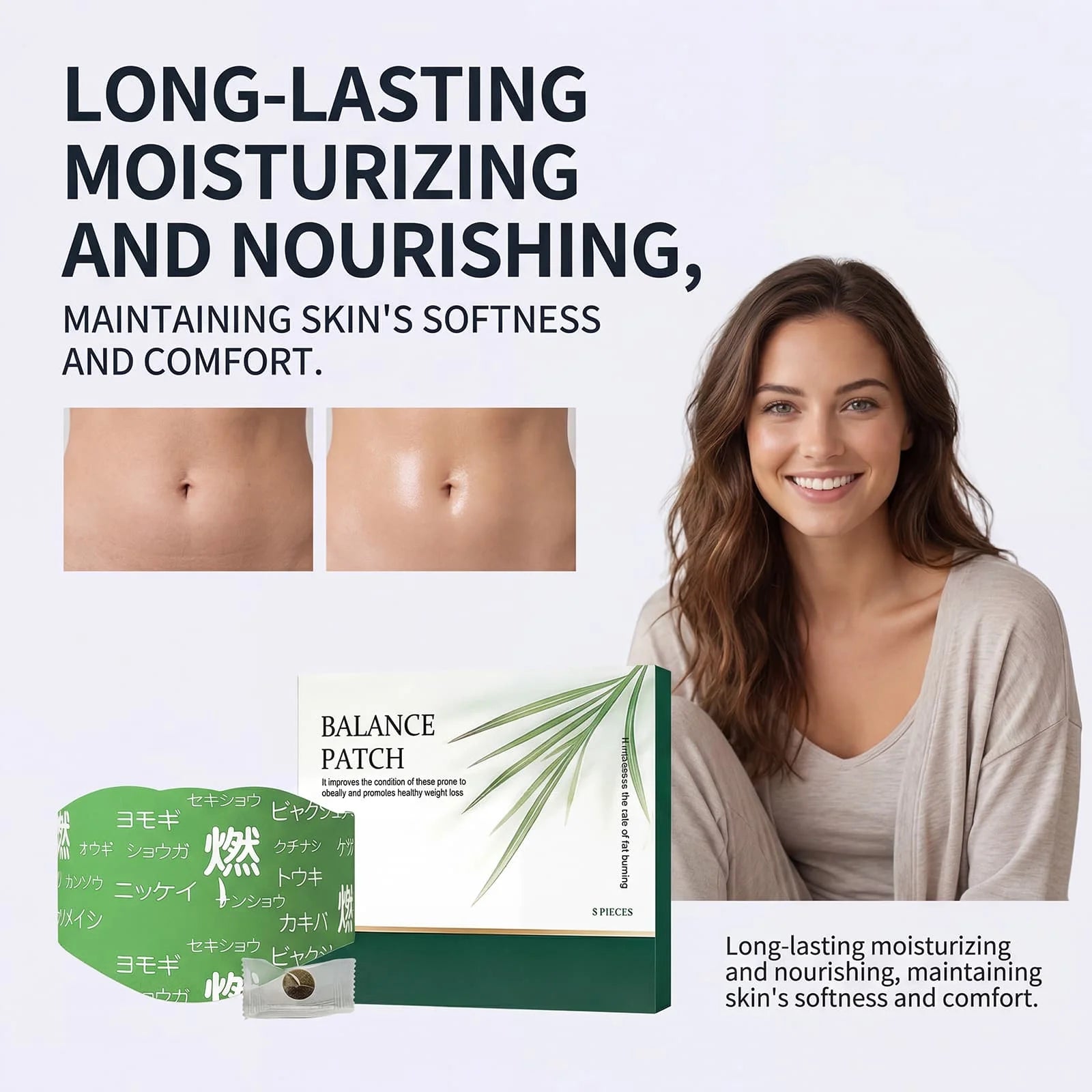Mugwort Herbal Body Care Patch Breathable Skin Friendly Fit Adhesive Comfortable Fits the Body Contours Body Pads