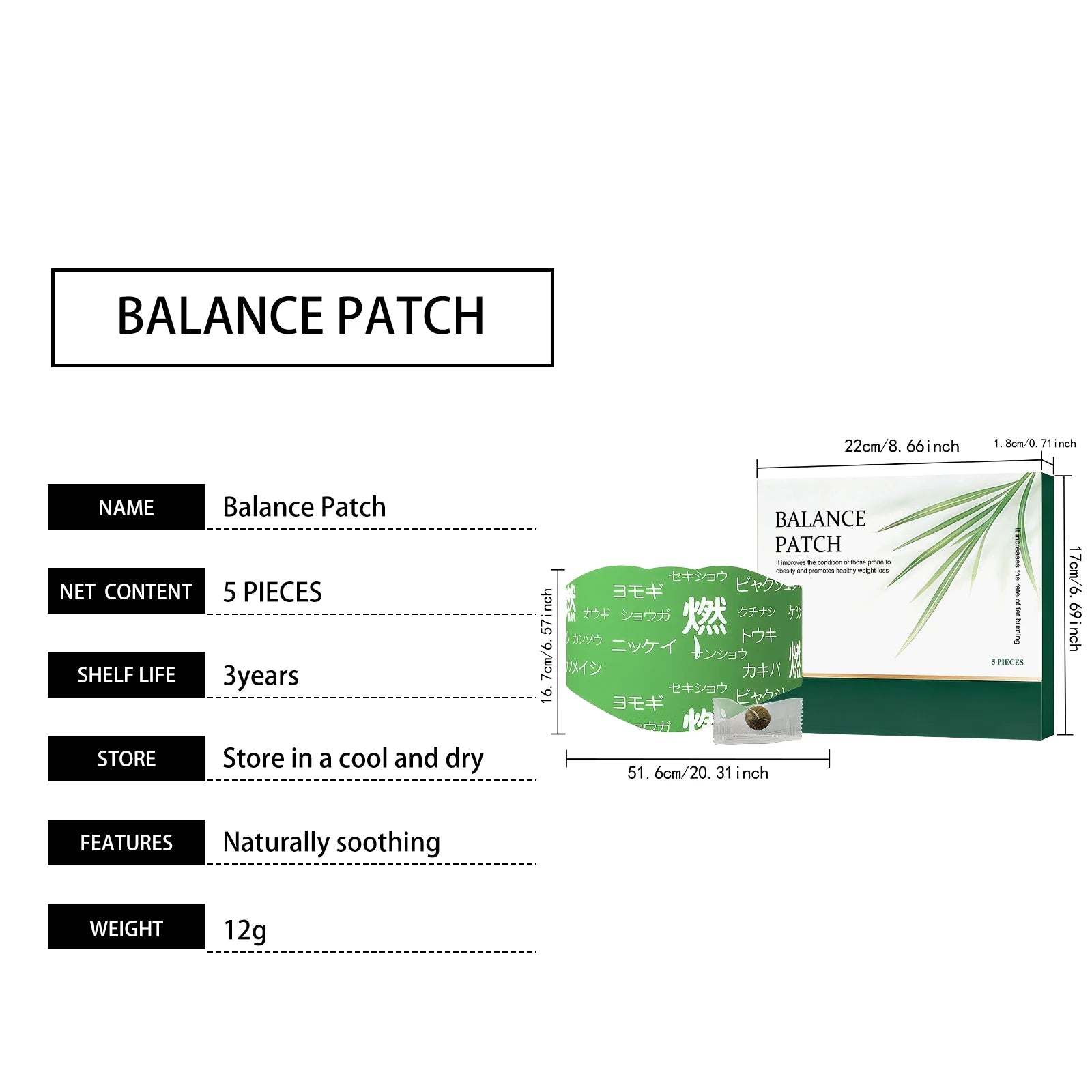 Mugwort Herbal Body Care Patch Breathable Skin Friendly Fit Adhesive Comfortable Fits the Body Contours Body Pads