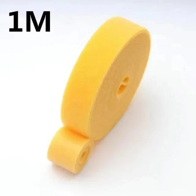 1/5M Cable Organizer Tape – Nylon Wire Management Strap for Earphones, Mouse & Charging Cables