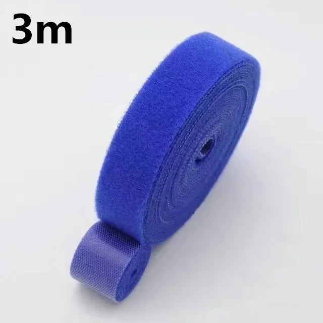 1/5M Cable Organizer Tape – Nylon Wire Management Strap for Earphones, Mouse & Charging Cables