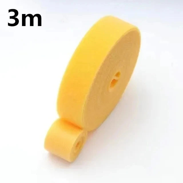 1/5M Cable Organizer Tape – Nylon Wire Management Strap for Earphones, Mouse & Charging Cables