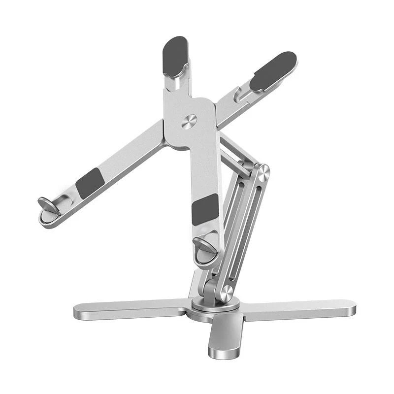 Foldable 360° Rotating Laptop Stand – Adjustable Aluminum Alloy Notebook Holder with Heat Dissipation