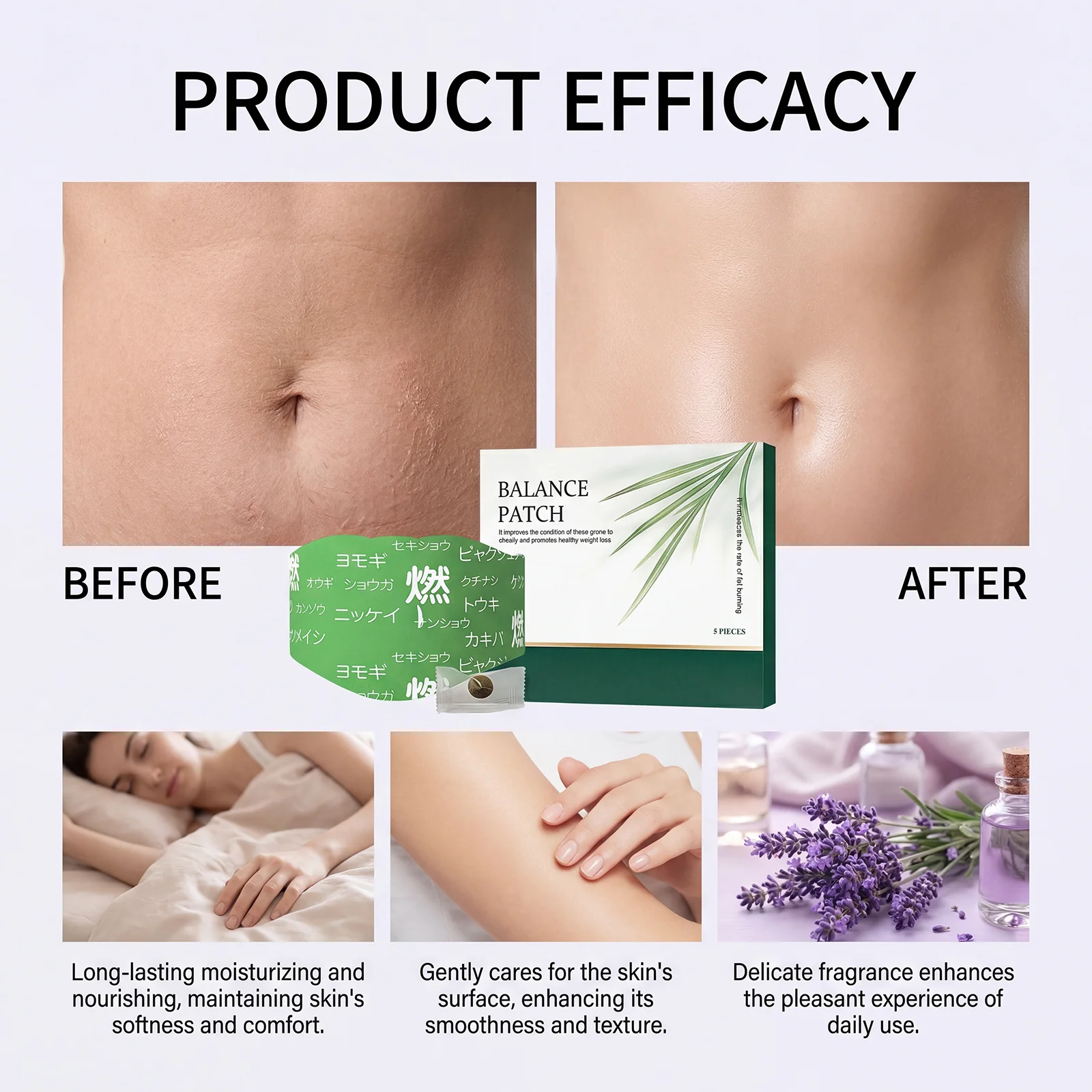 Mugwort Herbal Body Care Patch Breathable Skin Friendly Fit Adhesive Comfortable Fits the Body Contours Body Pads